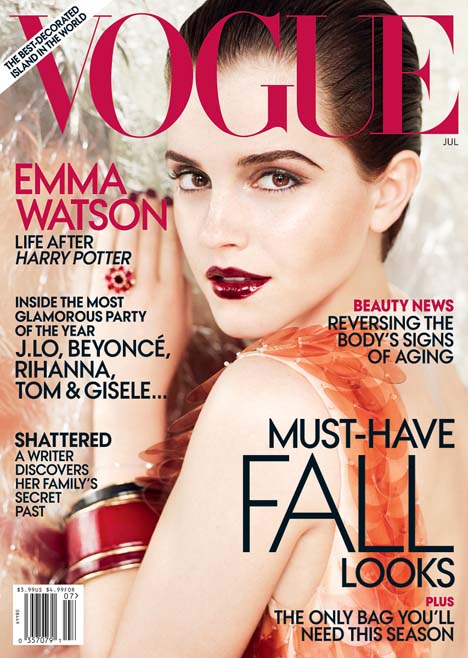emma watson vogue. Emma Watson for US Vogue July
