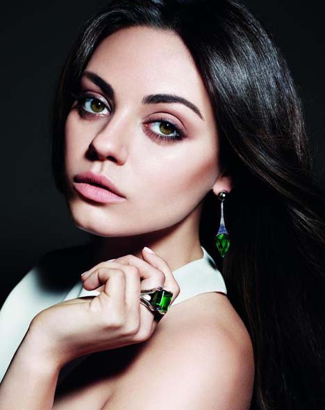 Mila Kunis is the new face of Gemfields Jewelry | FashionMag.us